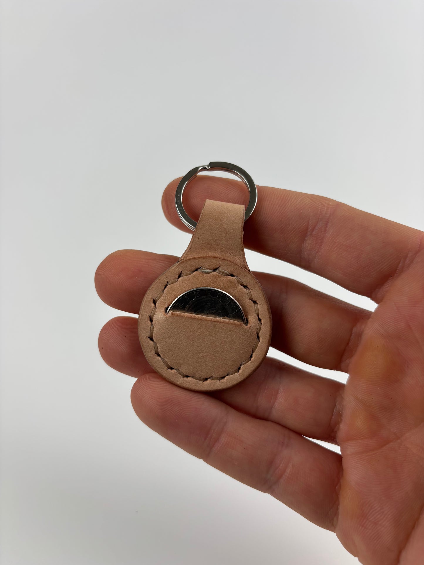 Quarter Key Chain Quarter Keeper Keychain – Laffin Leather