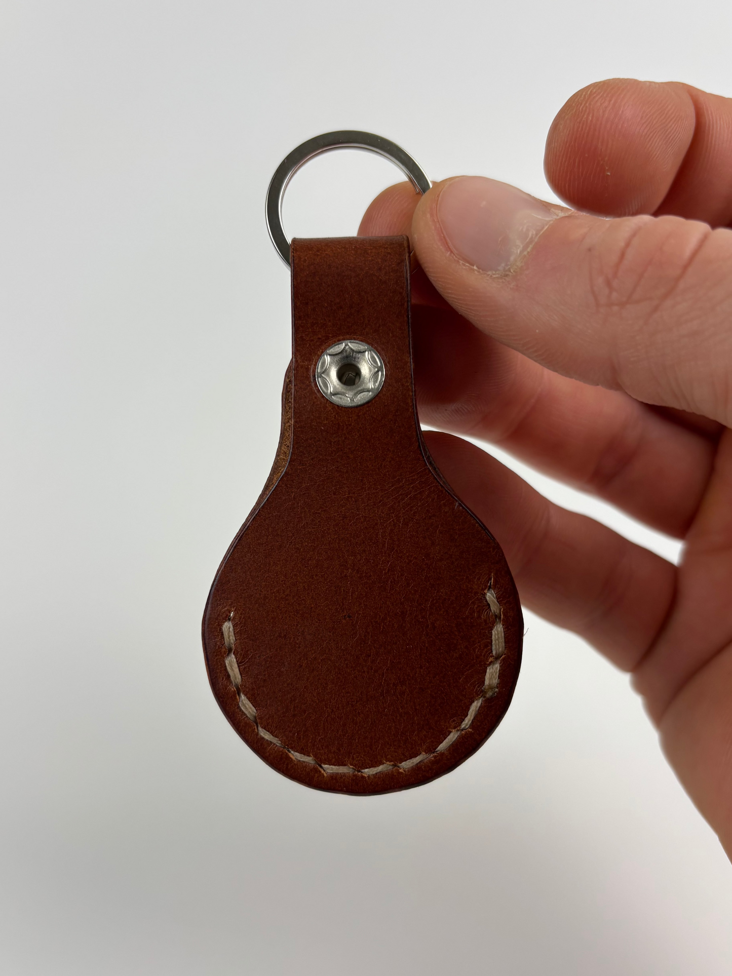 AirTag Keychain - Chestnut