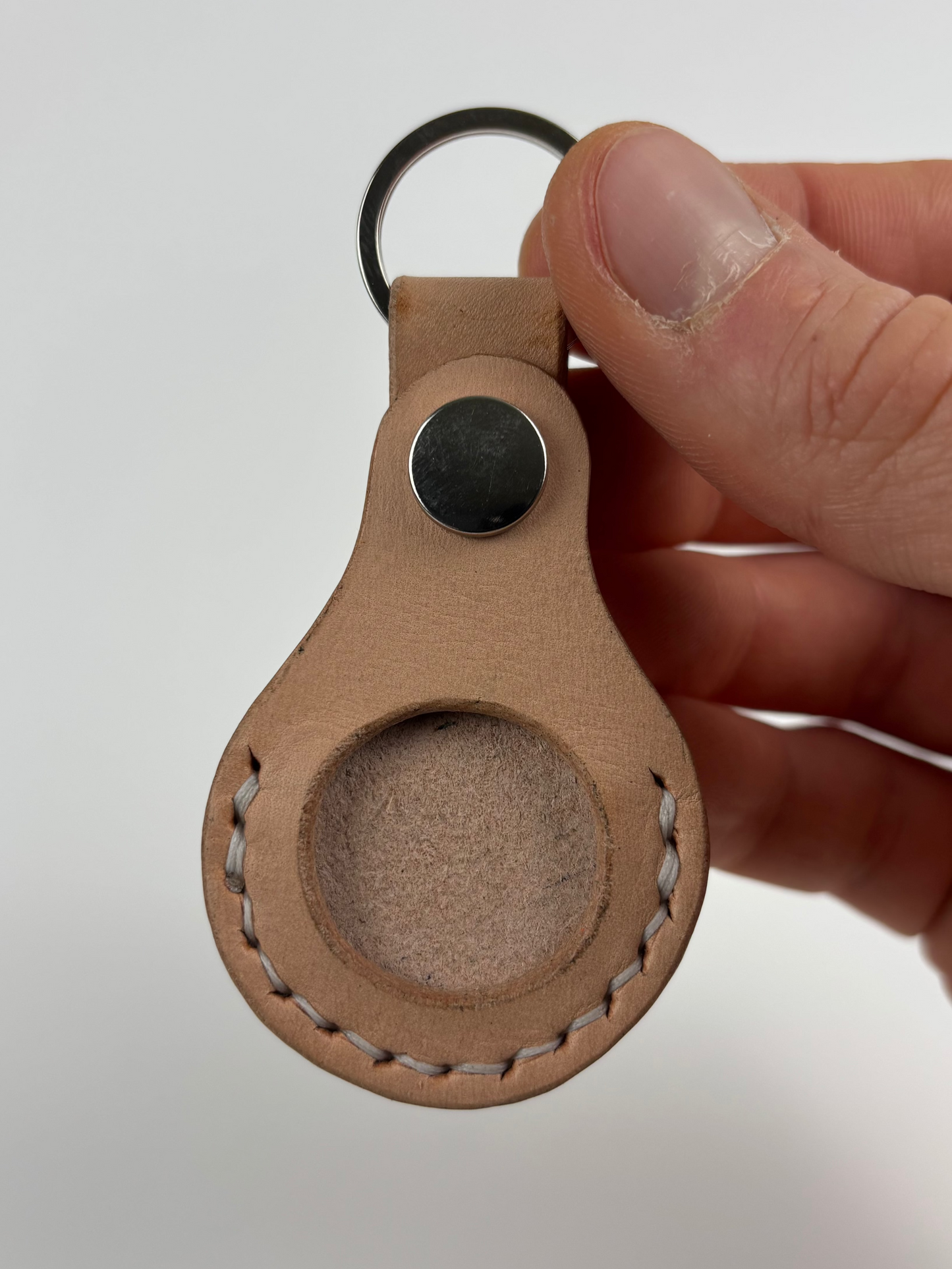 AirTag Keychain - Natural