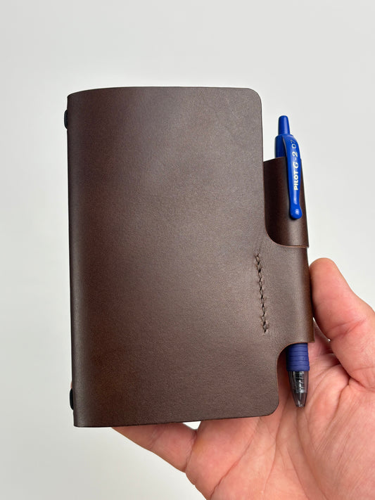 Small Journal Cover with Pen Sleeve